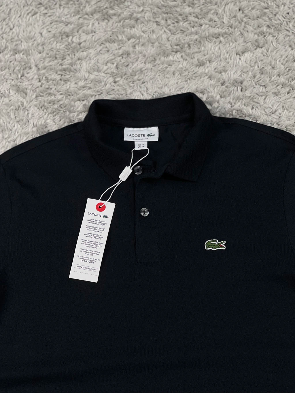 CAMISA POLO PIQUET LCST - PRETA TRADICIONAL 2 BTS