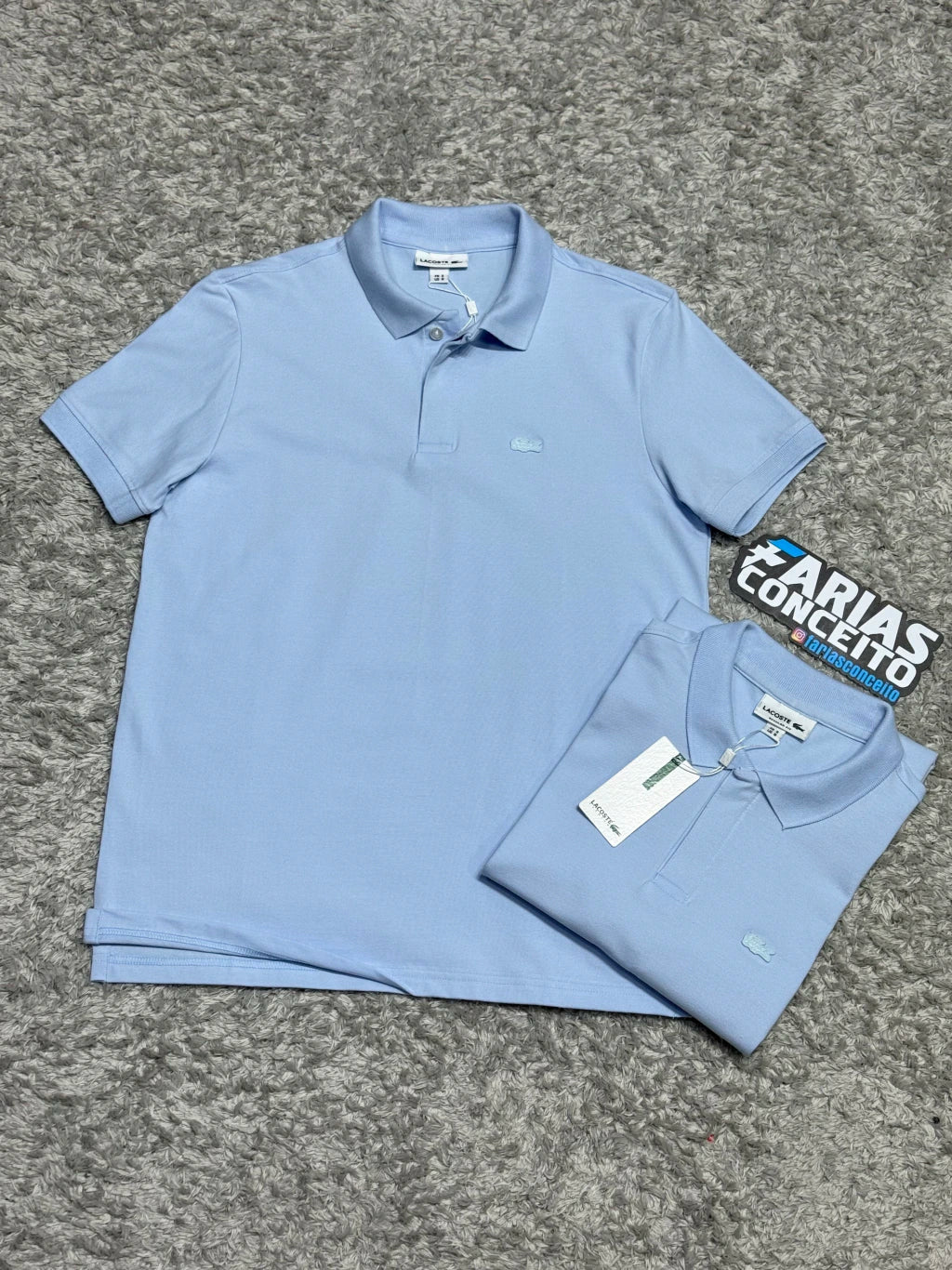 CAMISA POLO PIQUET LCST - AZUL BEBÊ 2 BTS