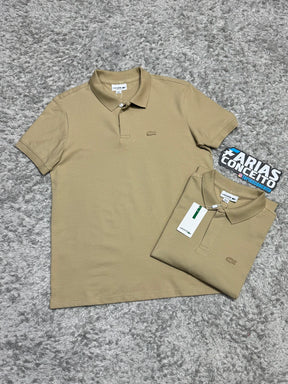 CAMISA POLO PIQUET LCST - BEGE