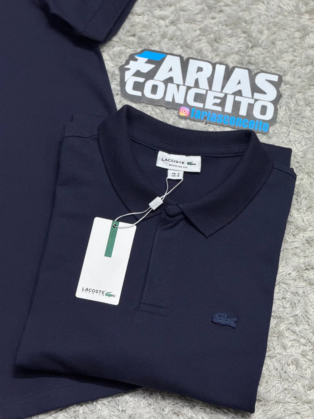 CAMISA POLO PIQUET LCST - AZUL MARINHO 2 BTS