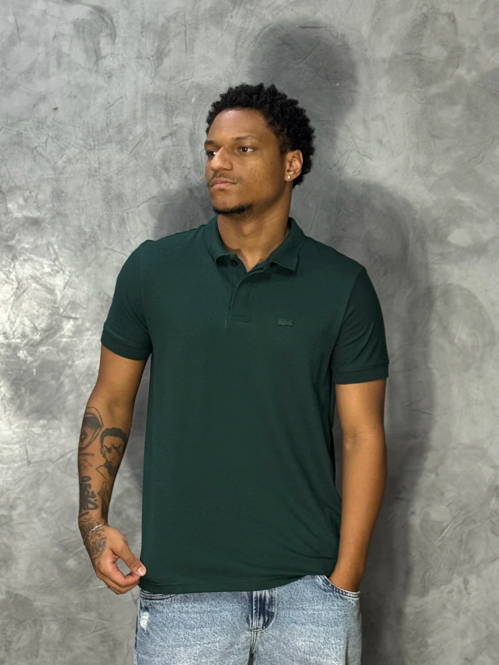 CAMISA POLO PIQUET LCST - VERDE 2 BTS
