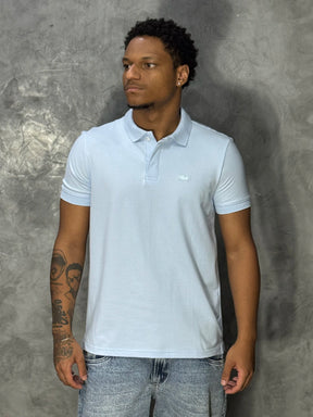 CAMISA POLO PIQUET LCST - AZUL BEBÊ 2 BTS