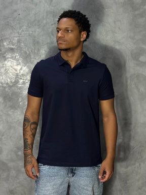 CAMISA POLO PIQUET LCST - AZUL MARINHO 2 BTS