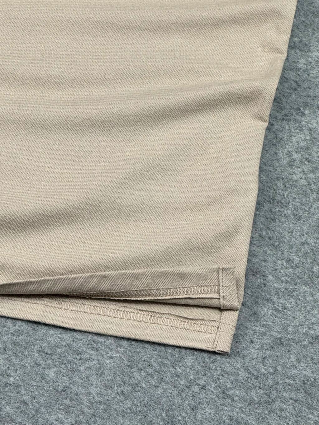 CAMISA POLO PIQUET LCST - BEGE C/ZÍPER