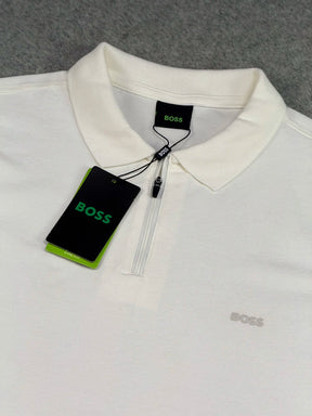 CAMISA POLO PIQUET BS - OFF C/ZÍPER
